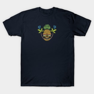 Vacation Mode Pineapple Skull T-Shirt